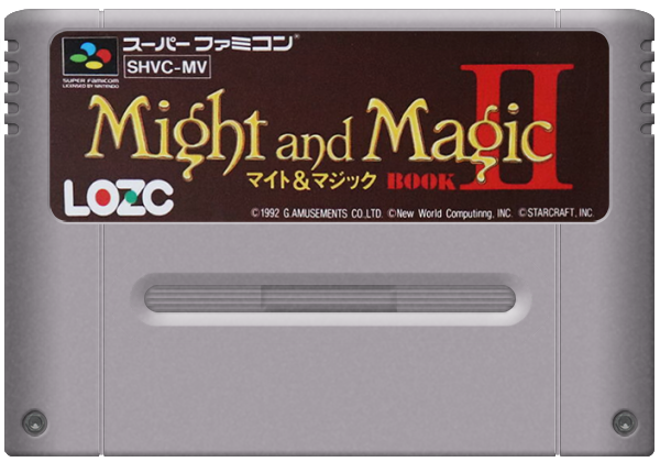 Might and Magic Book II media 5 for Super Famicom